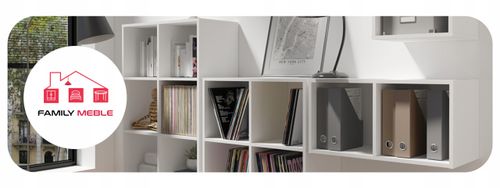 Regał półka organizer pojemnik stojak na płyty winylowe segregatory Cubo 4 na Arena.pl