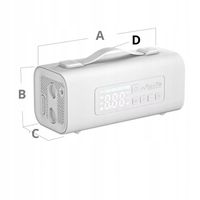 Jump Starter Booster Kompresor Samochodowy Dmuchawa Powerbank