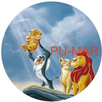 Opłatek na tort KRÓL LEW Timon Pumba Bajka Postać