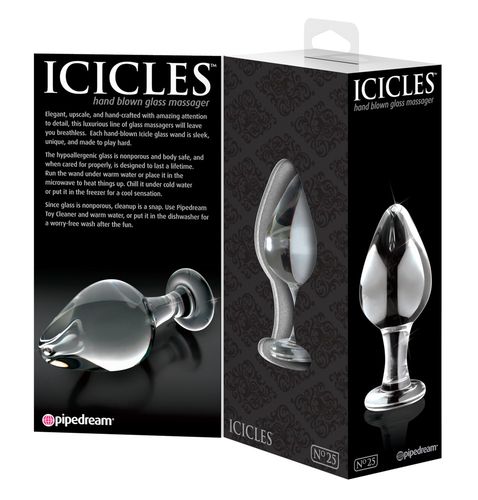 Icicles No. 25 Szklany korek analny na Arena.pl