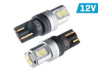 Żarówka VISION W5W (T10) 12V 10x 3030 SMD LED, nonpolar, CANBUS