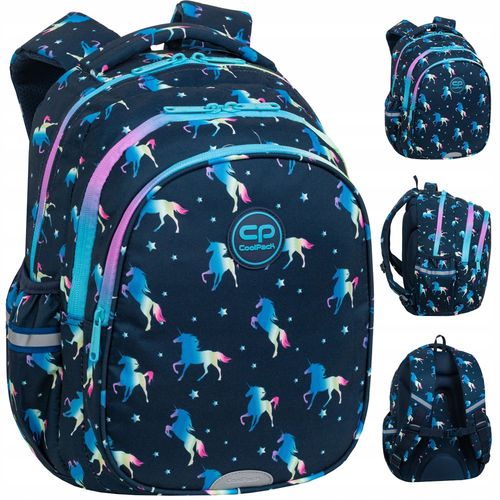 Plecak 2-komorowy Coolpack Jerry blue unicorn na Arena.pl