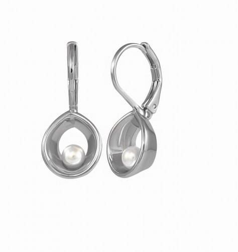 kolczyki z perełką (p14773ag) zdjęcie 1