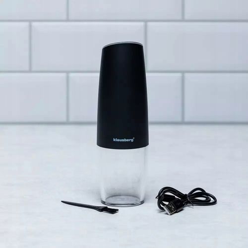 Akumulatorowy GRAWITACYJNY młynek do soli i pieprzu, Przypraw KLAUSBERG na Arena.pl