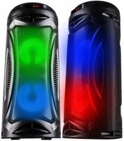 2 x GŁOŚNIK Bluetooth Boombox LED KOLUMNA 1000W Bezprzewodowy Przenośmy MP3