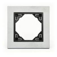 Efapel metallo ramka 1-krotna aluminium grafit 90910 tus