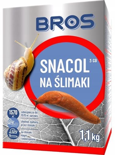 bros - snacol 3gb zwalcza ślimaki 1kg (karton) na Arena.pl