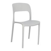 Krzesło Flexi szare z tworzywa