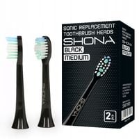 końcówki do szczoteczek shona sonic black 2 sztuki