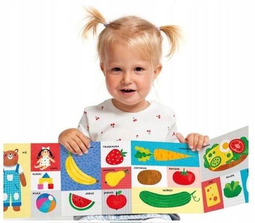 CzuCzu BIBLIOTECZKA 100 Pierwszych Słów Książeczki Harmonijki Malucha 1+ na Arena.pl