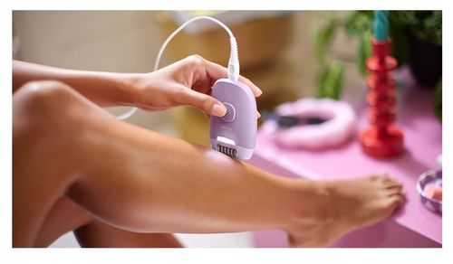 Depilator PHILIPS BRE257/00 Fioletowy na Arena.pl