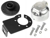 GNIAZDO PRZYCZEPY ALU +USZCZELKA +MOCOWANIE +ŚRUBY