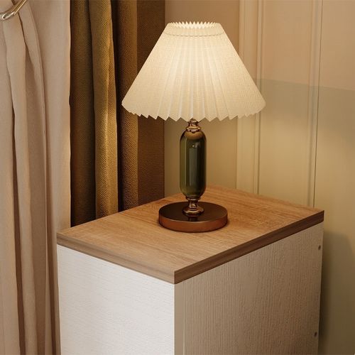 Szafka nocna wąska z szufladą stolik z półką nowoczesny loft sypialni 55 cm na Arena.pl