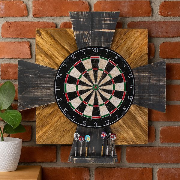 Tablica Drewniana John Paddle do Darta Order Black Oak zdjęcie 4