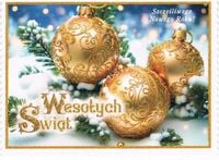 KARTKA ŚWIĄTECZNA NA BOŻE NARODZENIE Z ŻYCZENIAMI PLUS KOPERTA