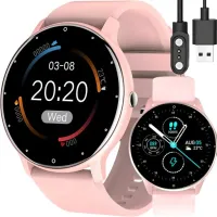 SMARTWATCH ZEGAREK DAMSKI ROZMOWY PULS WODOODPORNY