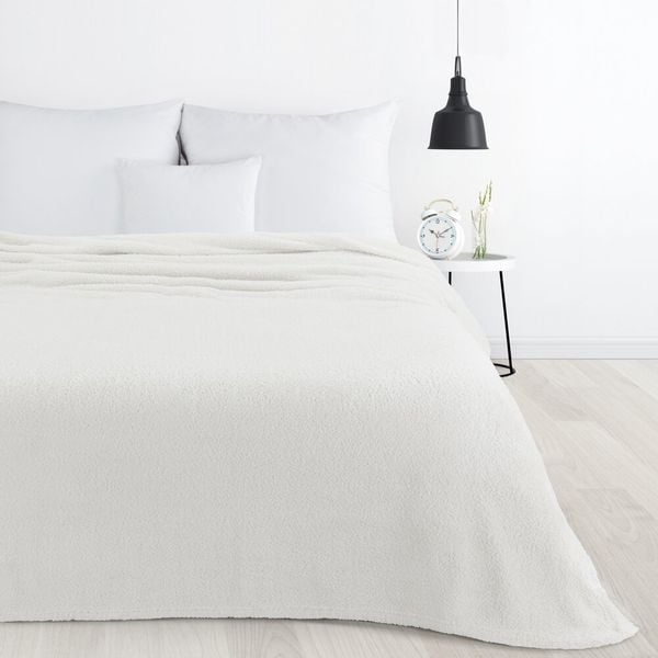 Koc narzuta LORI 170x210 Design91 biały zdjęcie 2
