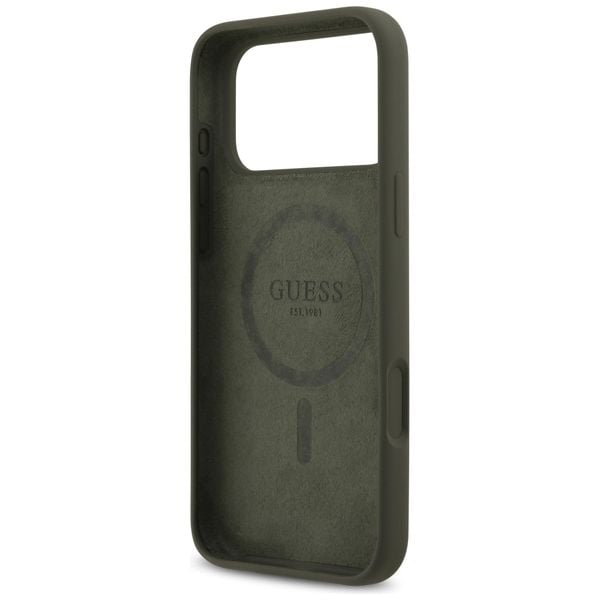 etui guess silicone triangle logo        magsafe do iphone 17 pro max zdjęcie 7