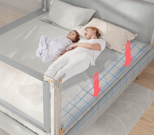 OCHRONNA KRATKA DO ŁÓŻECZKA DZIECIĘCEGO 200CM 0+ REGULOWANA na Arena.pl