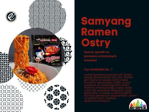 Samyang buldak ramen spicy hot kurczak bardzo ostra zupka danie instant 140g na Arena.pl