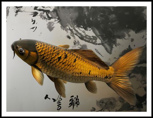 Plakat 100x75cm Spokojna Ryba Koi na Arena.pl