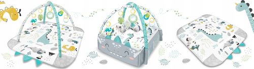 MATA EDUKACYJNA RICOKIDS DLA NIEMOWLĄT DUŻA INTERAKTYWNA + GRATIS PODUSZKA na Arena.pl