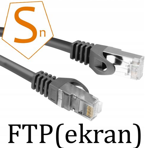 KABEL SIECIOWY LAN ETHERNET RJ45 FTP CAT6 30M GOLD na Arena.pl