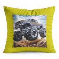 PODUSZKA ŻÓŁTA PREZENT - AUTO MONSTER TRUCK