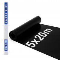 FOLIA IZOLACYJNA BUDOWLANA 100m 5x20 TYP200 Czarna