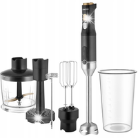 Blender Ręczny Pionowy Sencor SHB 6442BK 6w1 1200W TITANIUMQuadBlade Czarny
