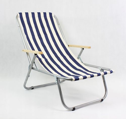 Leżak plażowy składany do torby MAX 150 KG, tradycyjny, aluminiowy na Arena.pl