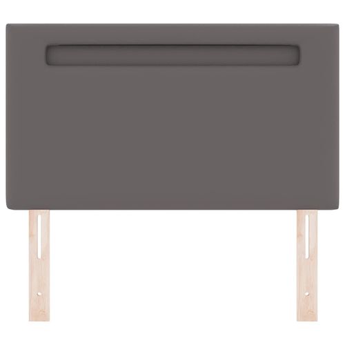 Zagłówek Ze LED Lights Montowane na ścianie Szary 100 cm PVC na Arena.pl