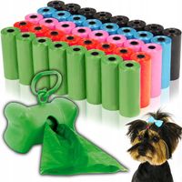 WORECZKI DLA PSA WORKI NA PSIE ODCHODY KUPY + MOCNE ETUI 1500 szt