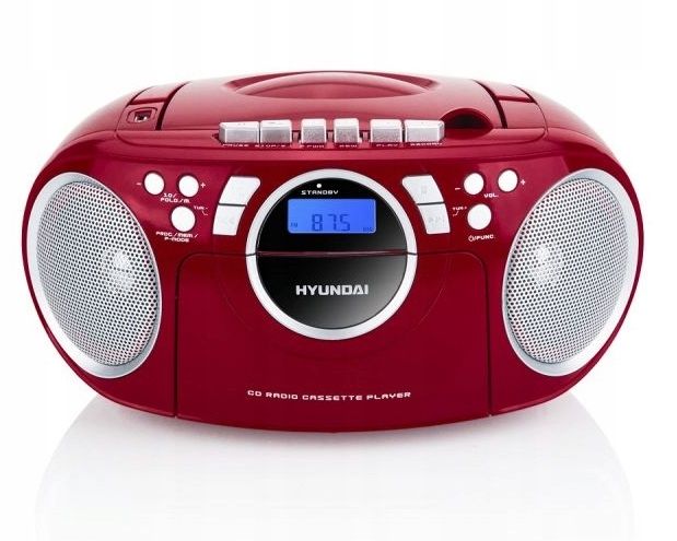 BOOMBOX HYUNDAI 788R USB AUX CD MP3 WYŚWIETLACZ zdjęcie 1