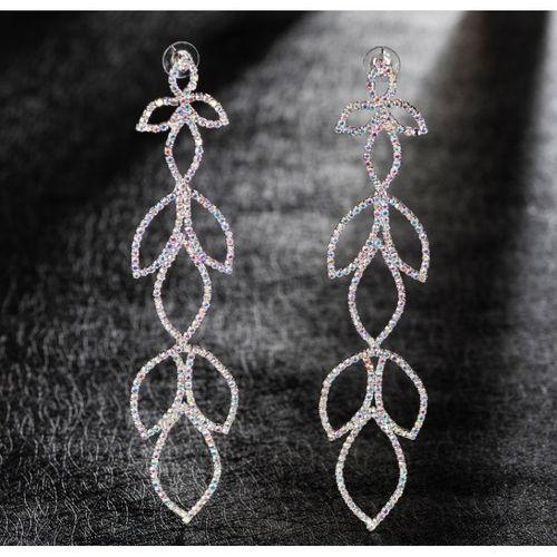 Kolczyki Opalizujące Kryształy K1620 na Arena.pl