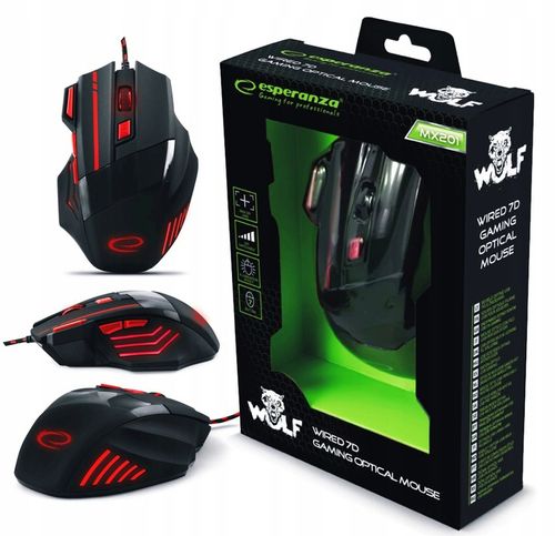 MYSZ Myszka Gamingowa DLA GRACZY RGB Led 2400 DPI na Arena.pl