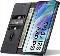 ETUI SKÓRZANE MAGNETYCZNE SHEEP SKIN DO SAMSUNG S21 FE +SZKŁO
