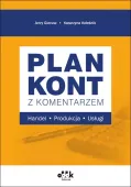 Plan kont z komentarzem - handel, produkcja, usługi. RFK1575