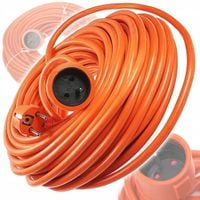 Przedłużacz ogrodowy do lampek kosiarki budowlany gruby 30m KD4041