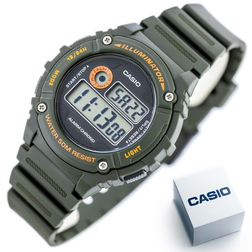 Zegarek Męski Casio W-216H-3B + BOX na Arena.pl