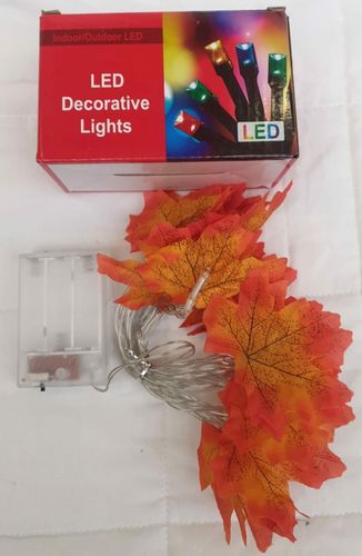 Girlanda Świetlna Led Liście Klonu Ciepłe Białe Św na Arena.pl