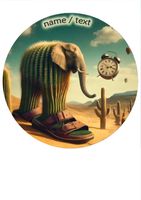 Wydruk cukrowy na tort A4  Lirili Larila + napis gratis