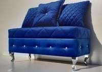 PUFA ŁAWKA PIKOWANA KARO SWAROVSKI Poduszki