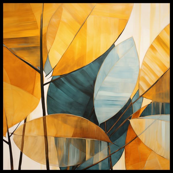 Plakat 80x80cm Harmonia Odcieni zdjęcie 2