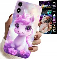 ETUI DO MOTOROLA MOTO E14 - SŁODKI JEDNOROŻEC, WZORY DLA DZIECI CASE