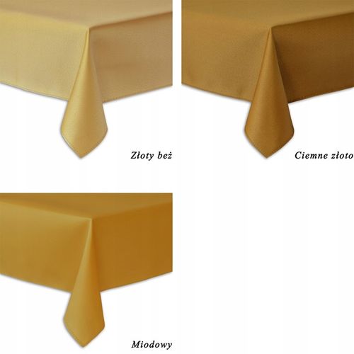 OBRUS PLAMOODPORNY - 150X250 - SOLID GŁADKI BIAŁY na Arena.pl