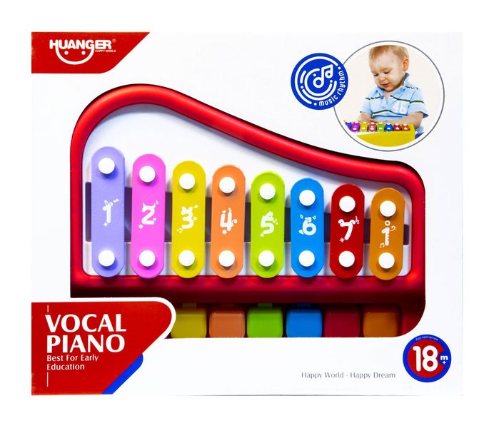 Edukacyjne organki, cymbałki czerwone zdjęcie 2