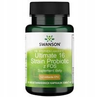 Swanson ULTIMATE PROBIOTYK 16 RODZAJÓW + MINERAŁY 60 kaps JELITA Trawienie