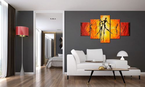 Obraz Płótno 125X70 Afrykańscy Tancerze na Arena.pl