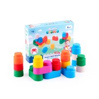 DUMEL DUMI BLOCKS SUPER SOFT MIĘKKIE I BEZPIECZNE KLOCKI 16 SZTUK 6m+